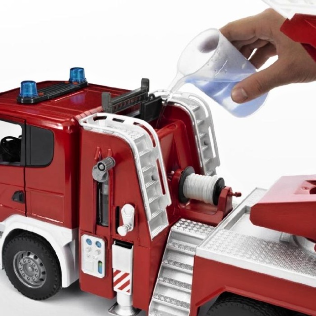 BRUDER SCANIA Hasičské auto
