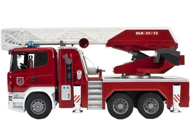 BRUDER SCANIA Hasičské auto