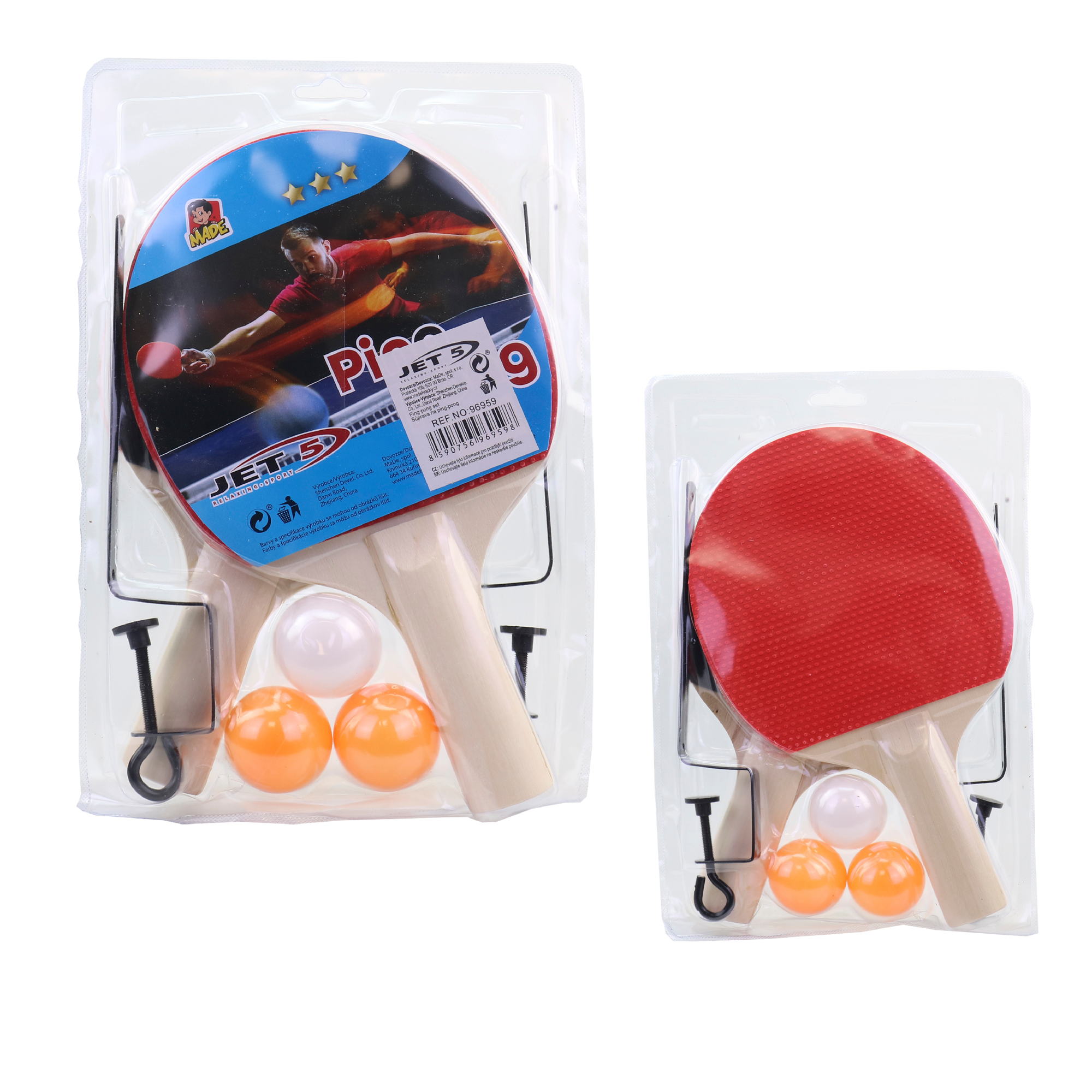 PING - PONG SADA SE SÍŤKOU