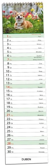 NÁSTĚNNÝ KALENDÁŘ - ZVÍŘATA 2027 ( KRAVATA )