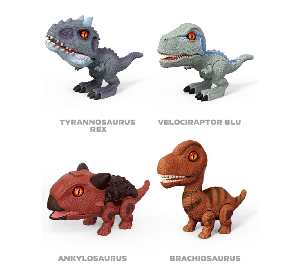 DINOSAUŘÍ VEJCE s efekty 20 cm - 4 druhy