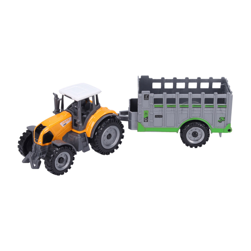TRAKTOR S VLEKEM - KOVOVÝ