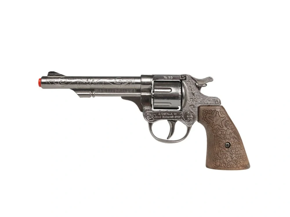 PISTOL - Revolver kapslíkový, kovový - 8 ran