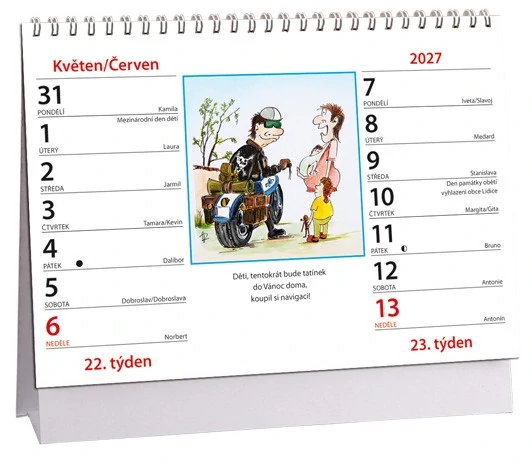 STOLNÍ KALENDÁŘ - HUMOR 2027