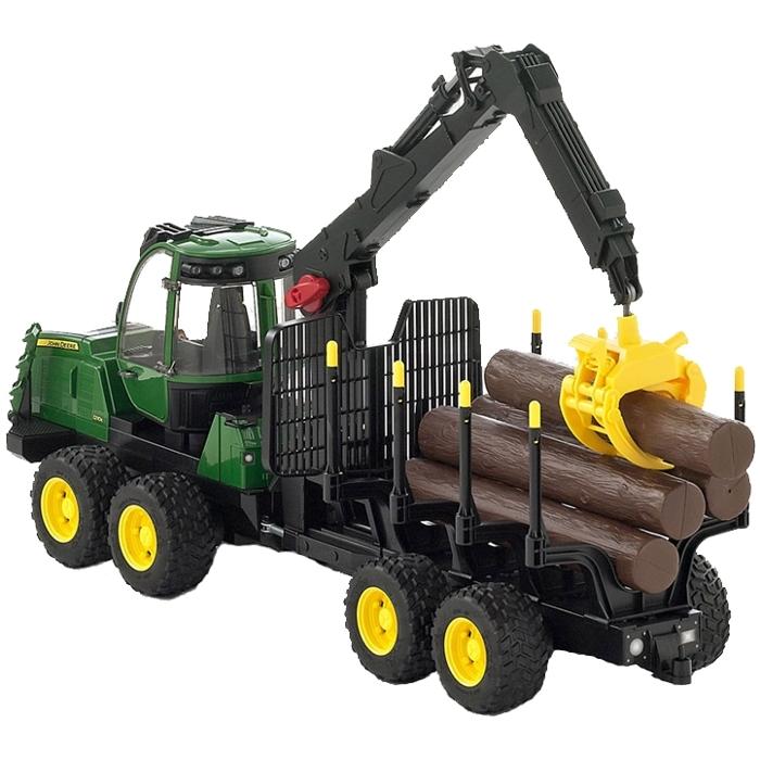 BRUDER - Lesní traktor John Deere 1210E