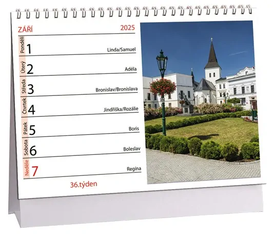 STOLNÍ KALENDÁŘ - ČESKÁ A MORAVSKÁ MĚSTA 2026