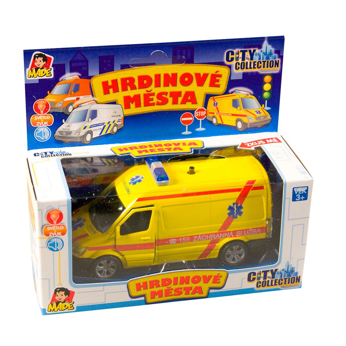 AUTO KOVOVÉ - ZÁCHRANÁŘI SE ZVUKEM CZ