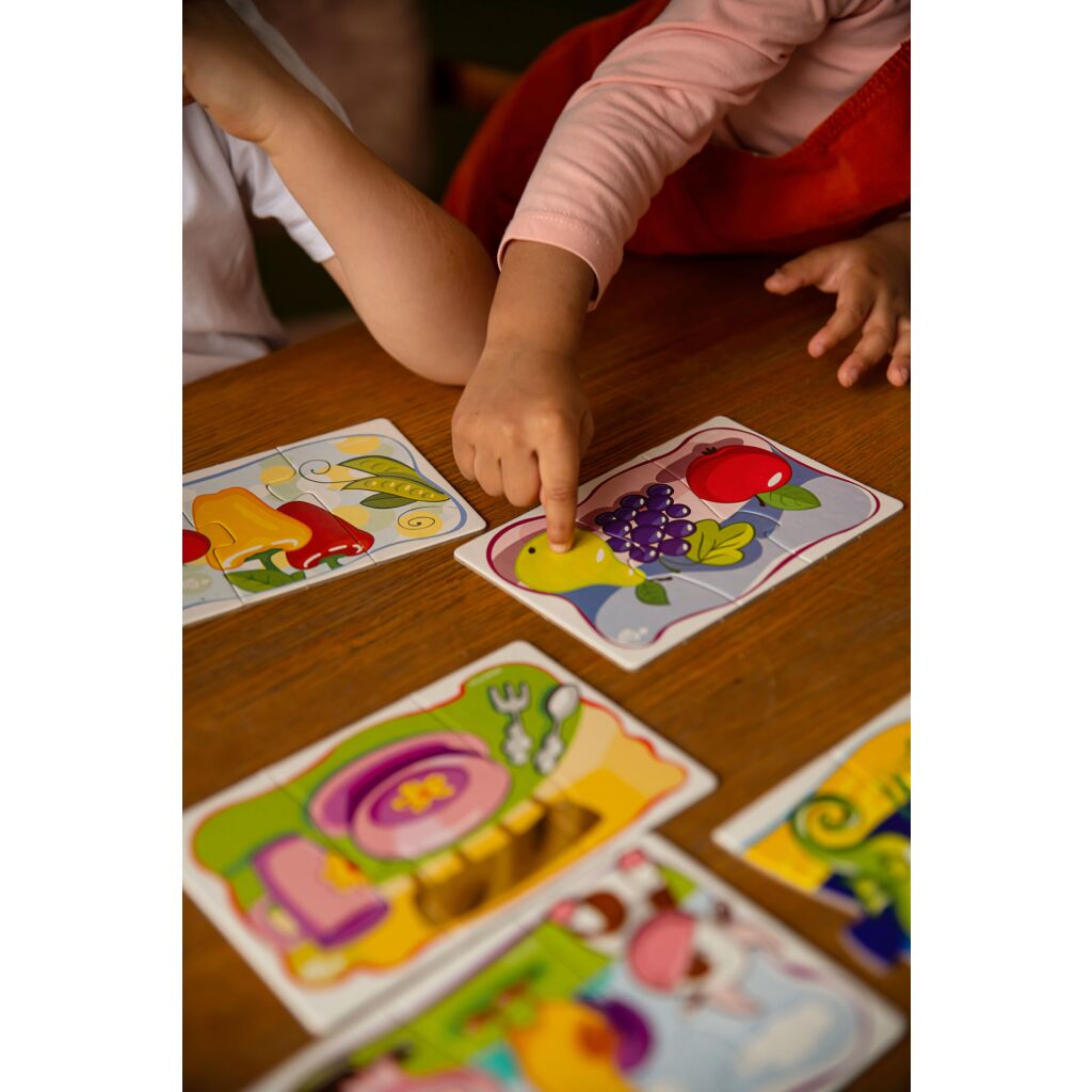 PUZZLE ZigZag - trojice 8 obrázků