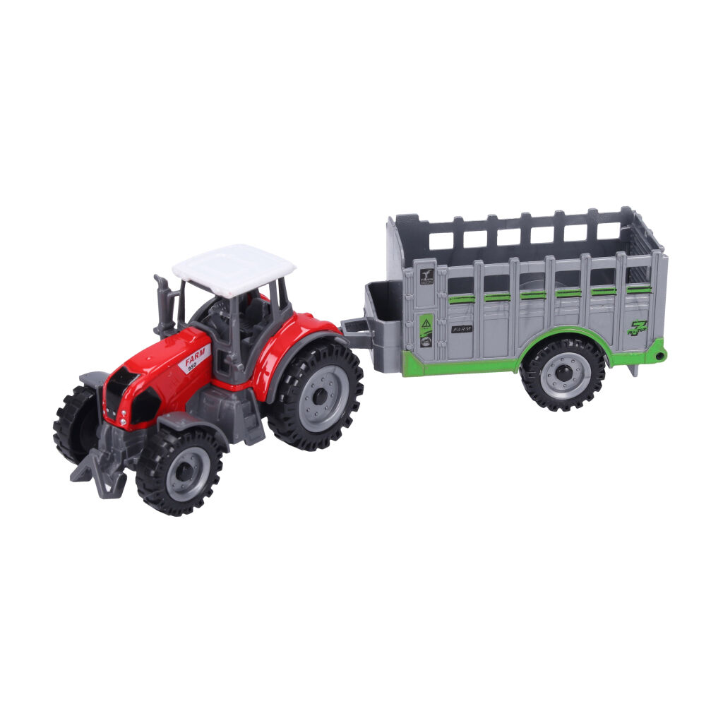 TRAKTOR S VLEKEM - KOVOVÝ
