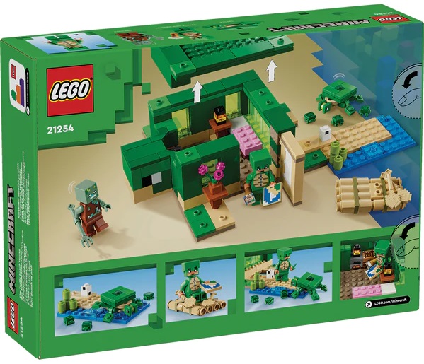 LEGO Minecraft Želví domek na pláži