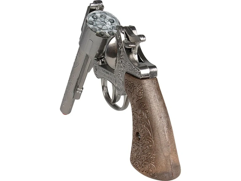 PISTOL - Revolver kapslíkový, kovový - 8 ran