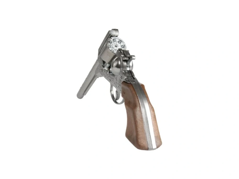 PISTOL - Revolver kapslíkový, kovový, dlouhý - 8 ran