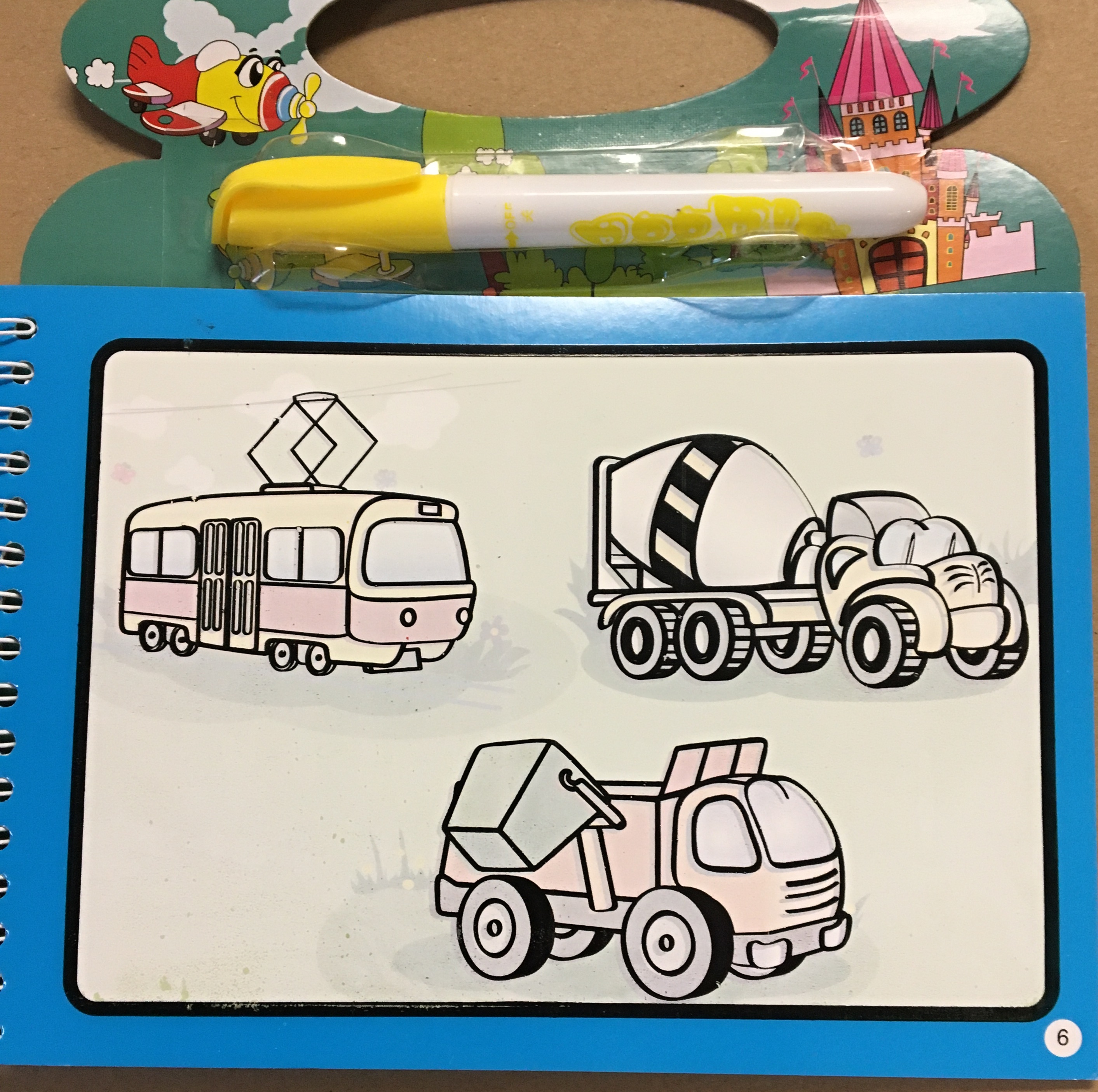 MALOVÁNÍ VODOU - Dopravní prostředky