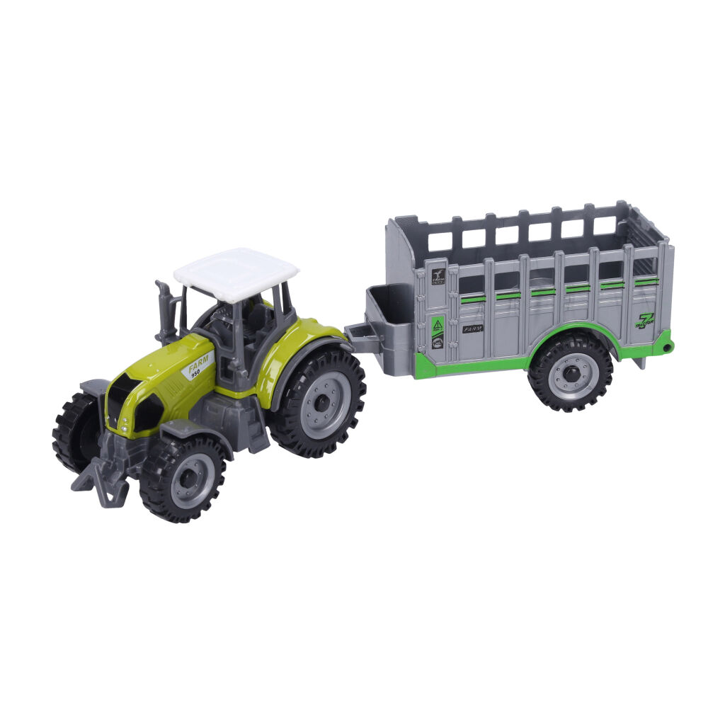 TRAKTOR S VLEKEM - KOVOVÝ