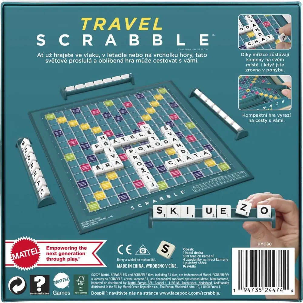 CESTOVNÍ SCRABBLE - česká verze