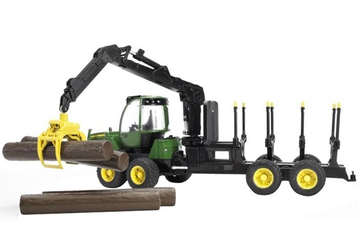 BRUDER - Lesní traktor John Deere 1210E
