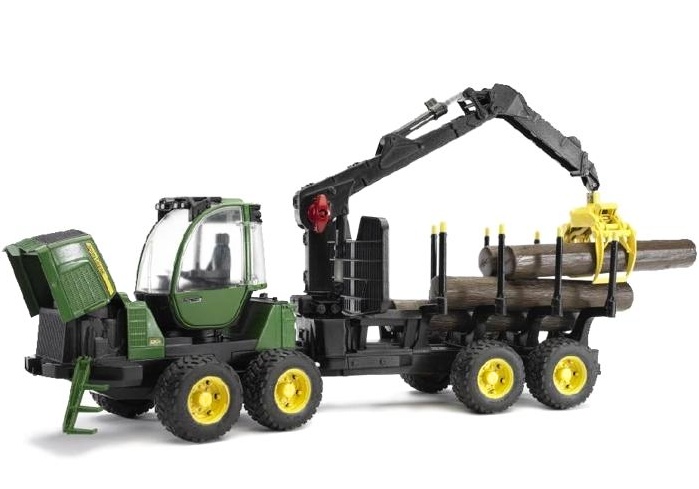 BRUDER - Lesní traktor John Deere 1210E