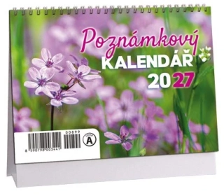 STOLNÍ MIKRO KALENDÁŘ - POZNÁMKOVÝ 2027