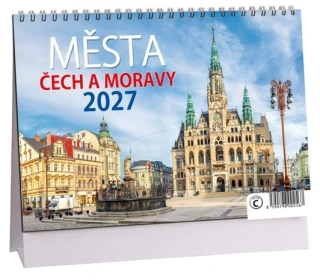 STOLNÍ KALENDÁŘ - ČESKÁ A MORAVSKÁ MĚSTA 2027
