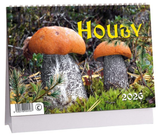 STOLNÍ KALENDÁŘ - HOUBY 2026