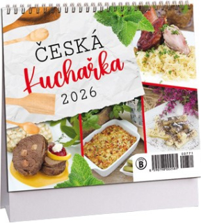 STOLNÍ MINI KALENDÁŘ - ČESKÁ KUCHYNĚ 2026