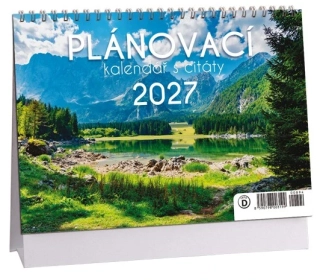 STOLNÍ PLÁNOVACÍ KALENDÁŘ - CITÁTY 2027