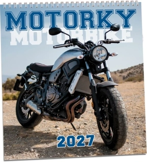 NÁSTĚNNÝ KALENDÁŘ - MOTORKY 2027