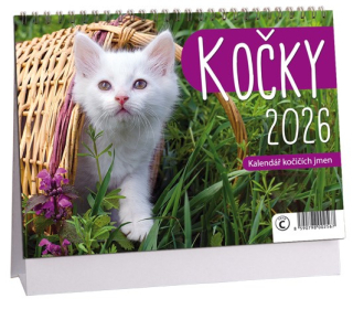 STOLNÍ KALENDÁŘ - KOČKY 2026