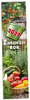 NÁSTĚNNÝ KALENDÁŘ - ROK V ZAHRADĚ 2027 ( KRAVATA )
