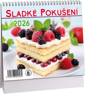 STOLNÍ MINI KALENDÁŘ - SLADKÉ POKUŠENÍ 2026