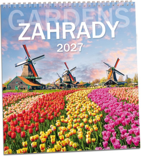 NÁSTĚNNÝ KALENDÁŘ - ZAHRADY 2027