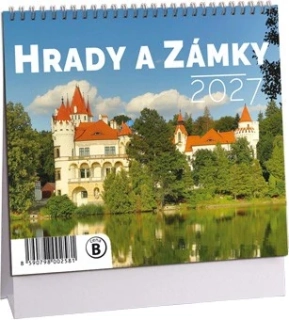 STOLNÍ MINI KALENDÁŘ - HRADY A ZÁMKY 2027