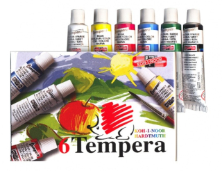 TEMPEROVÉ BARVY KHN - 6 KS