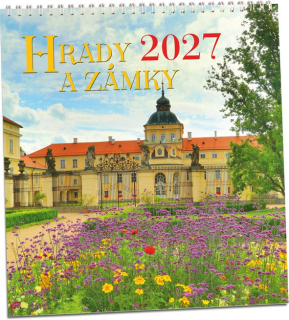 NÁSTĚNNÝ KALENDÁŘ - HRADY A ZÁMKY 2027