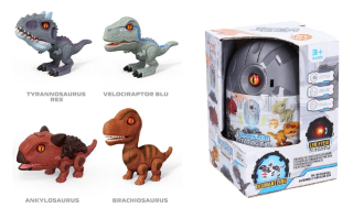 DINOSAUŘÍ VEJCE s efekty 20 cm - 4 druhy