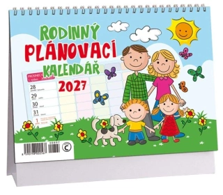 STOLNÍ RODINNÝ PLÁNOVACÍ KALENDÁŘ - 2027