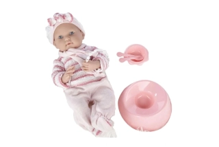 MIMINKO - 40 cm / růžový obleček